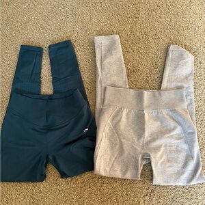 Two pairs of gymshark leggings.